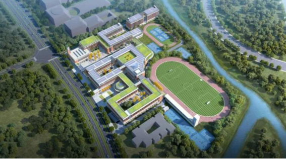 恒馳鋼構(gòu)再添教育新地標(biāo)！成功簽約上海楊浦新江灣城學(xué)校項(xiàng)目